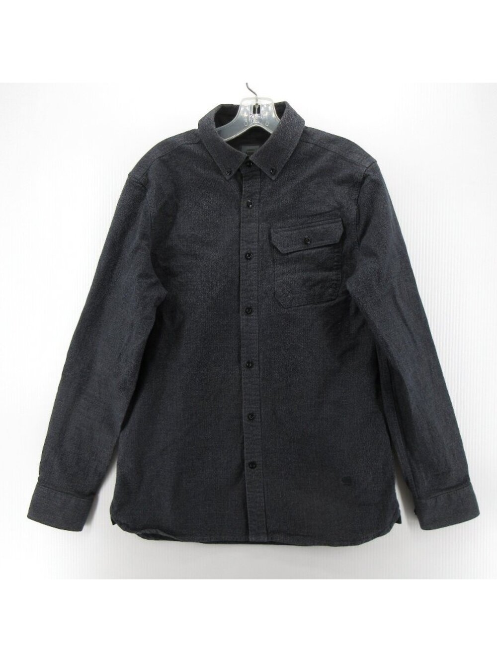G Star Raw Shirt Large Rivo Denim Button Up Utility Stretch Flap Pocket